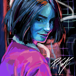 NEON PORTRAITS. LILY