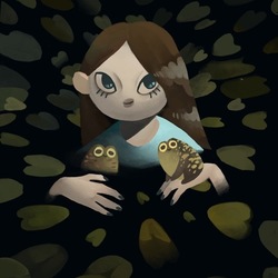Девочка с лягушками