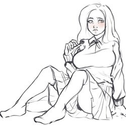 скетч персонажа 