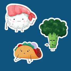 Food stickers