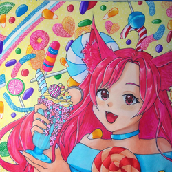 Иллюстрация на тему сладостей