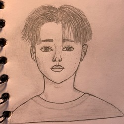 Портрет карандашом.