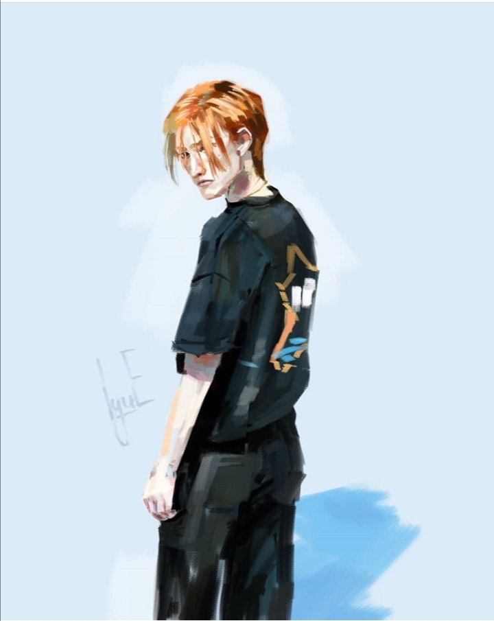 ПОРТРЕТ В ЧЕРНОЙ ФУТБОЛКЕ