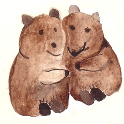 Миша и Гриша (к сказке "Подарок для мамы"Евгении Кариповой")