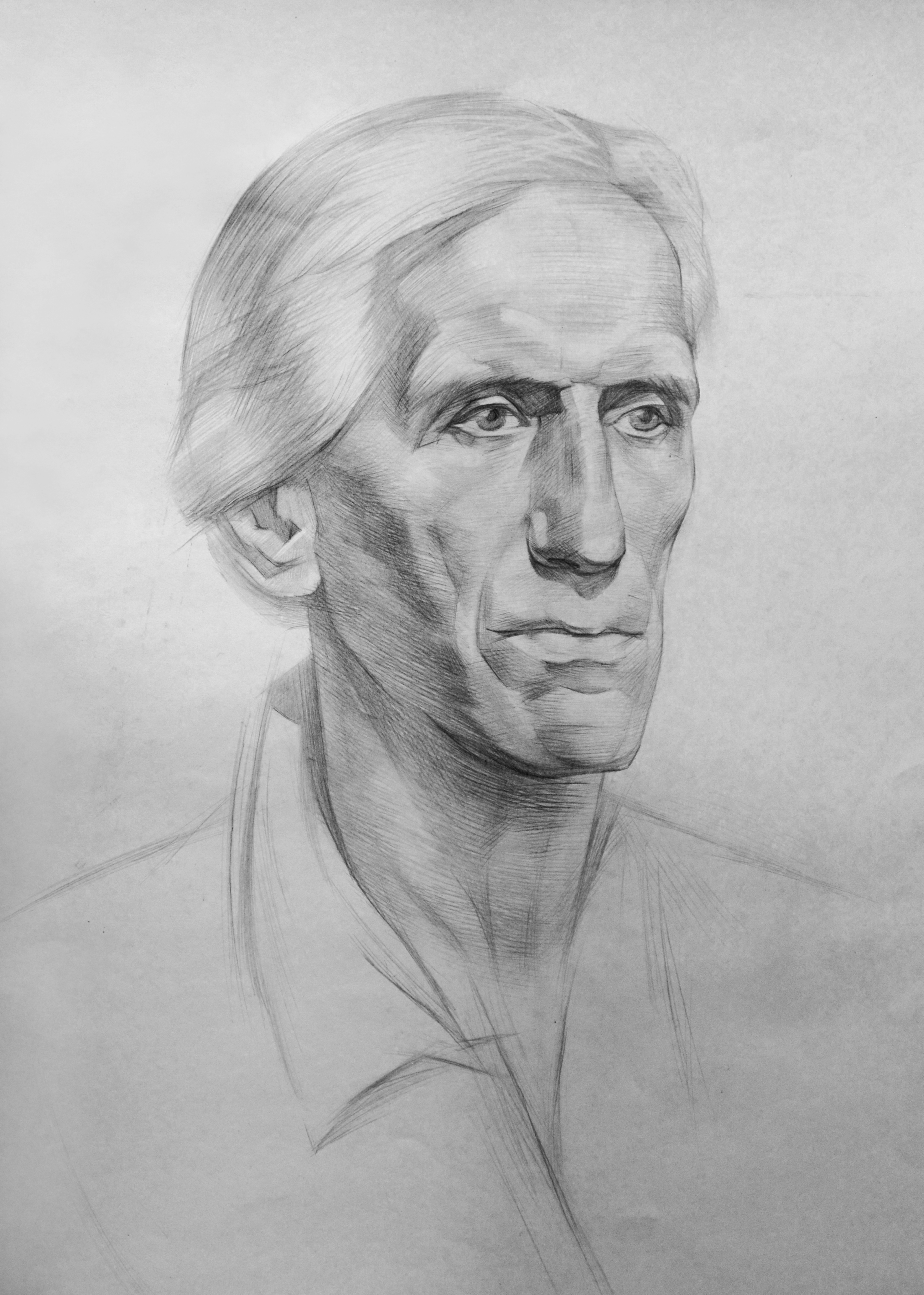 Хазаев Академический рисунок портрет
