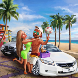 шарж для футболиста