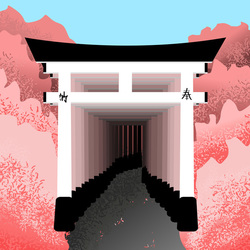 японские ворота