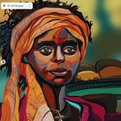 Портрет эфиопки