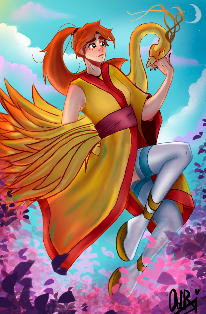 Девушка в кимоно