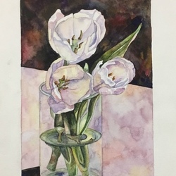 Ваза с цветами