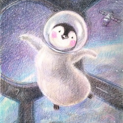 Отважный пингвинёнок