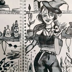 ведьма травница