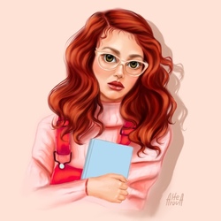 Девушка с книгой