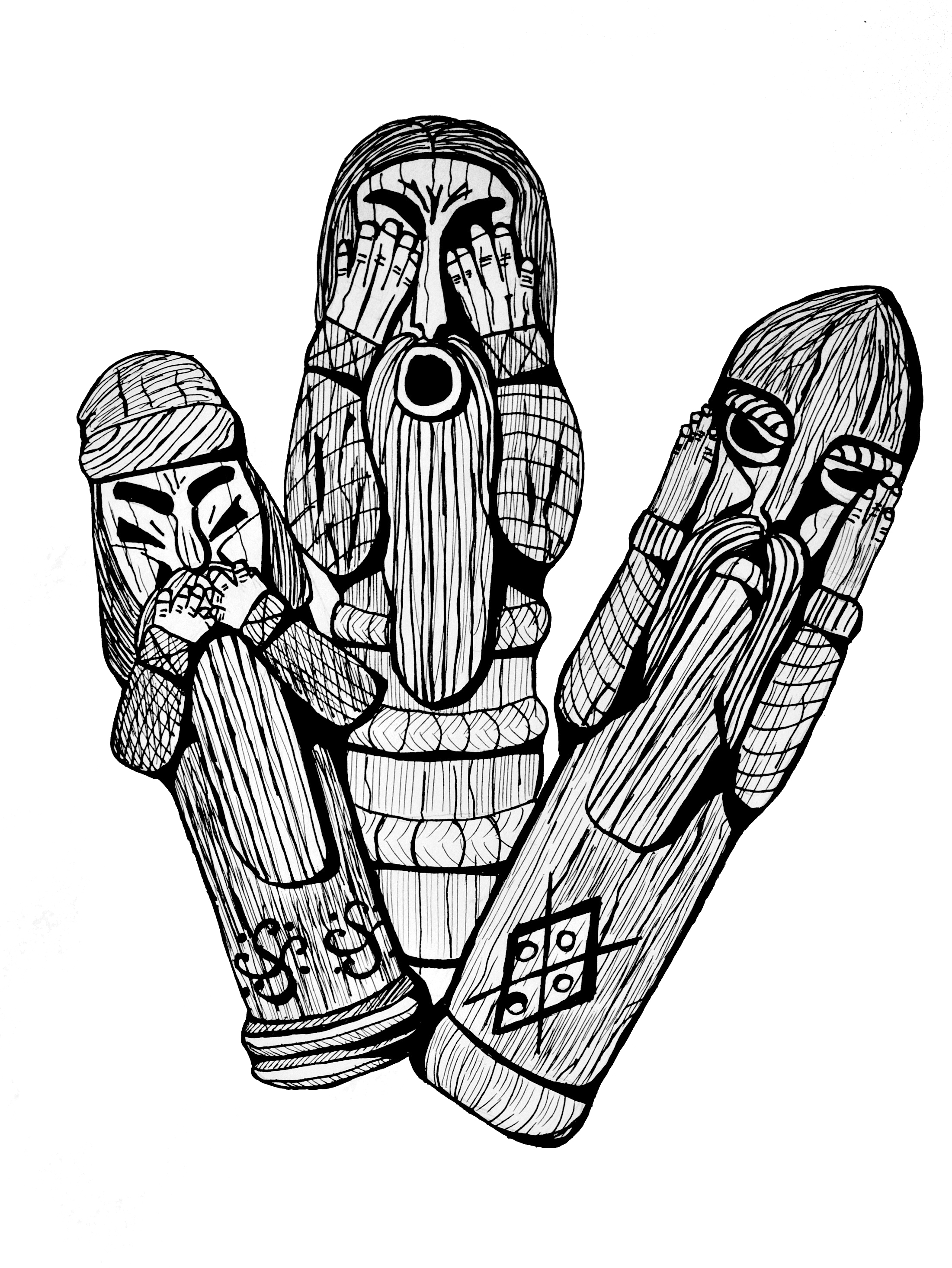 Идолы славянских богов тату
