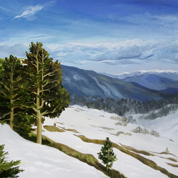 Кавказские горы. Гузерипль