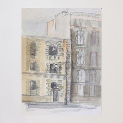 Акварельный набросок Санкт-Петербурга