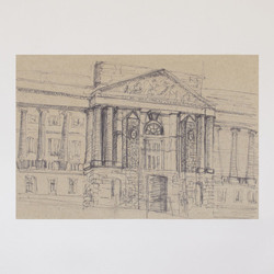 Набросок Михайловского Замка