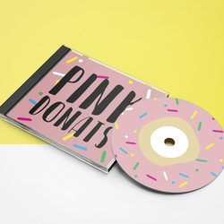 Обложка-логотип для группы "PINK DONATS"