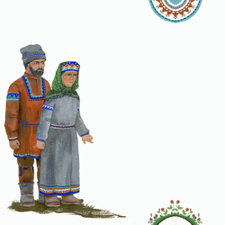 Иллюстрация к сборнику саамских сказок