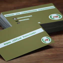 визитки в мокапе