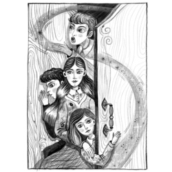 Иллюстрация к книге К.С.Льюса «Лев, колдунья и платяной шкаф»