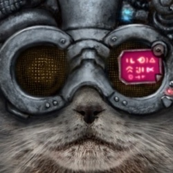 Cyberpunk cat