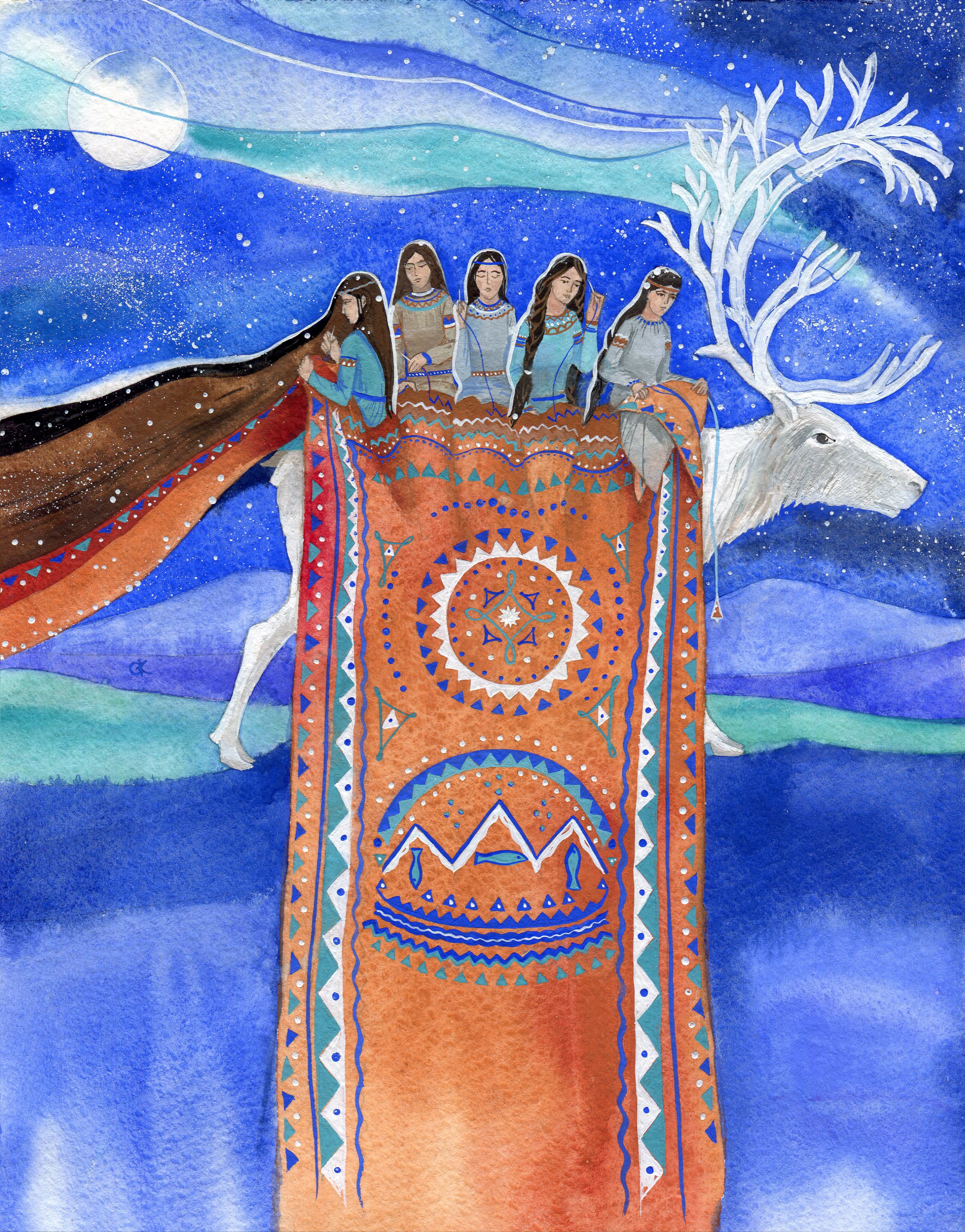 Рисунок на саамскую тему
