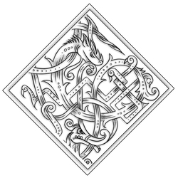 орнамент с переплетением кельтский
