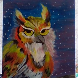 Красочный филин