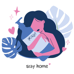 Stay home / girl