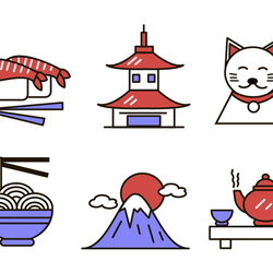 Иконки на тему Японии