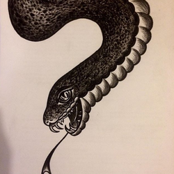 змея