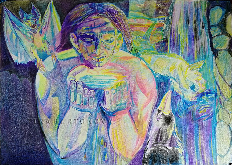 Жажда (Странник и горный ручей)