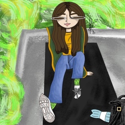 Мечтательная девушка