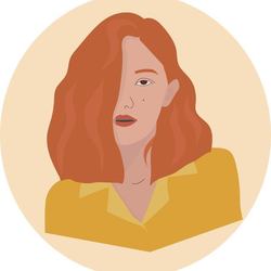 Рыжая девушка