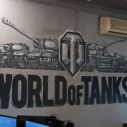 Роспись на стене