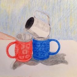 Натюрморт с кружками