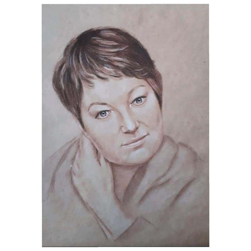 Портрет женщины.Графика