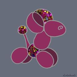 Брошь "Пёсик"