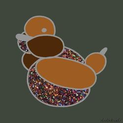 Брошь "Птица"