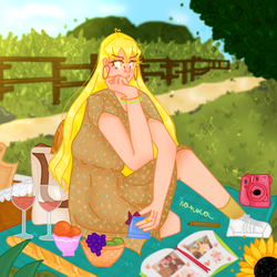 Стелла на пикнике\Stella on a picnic