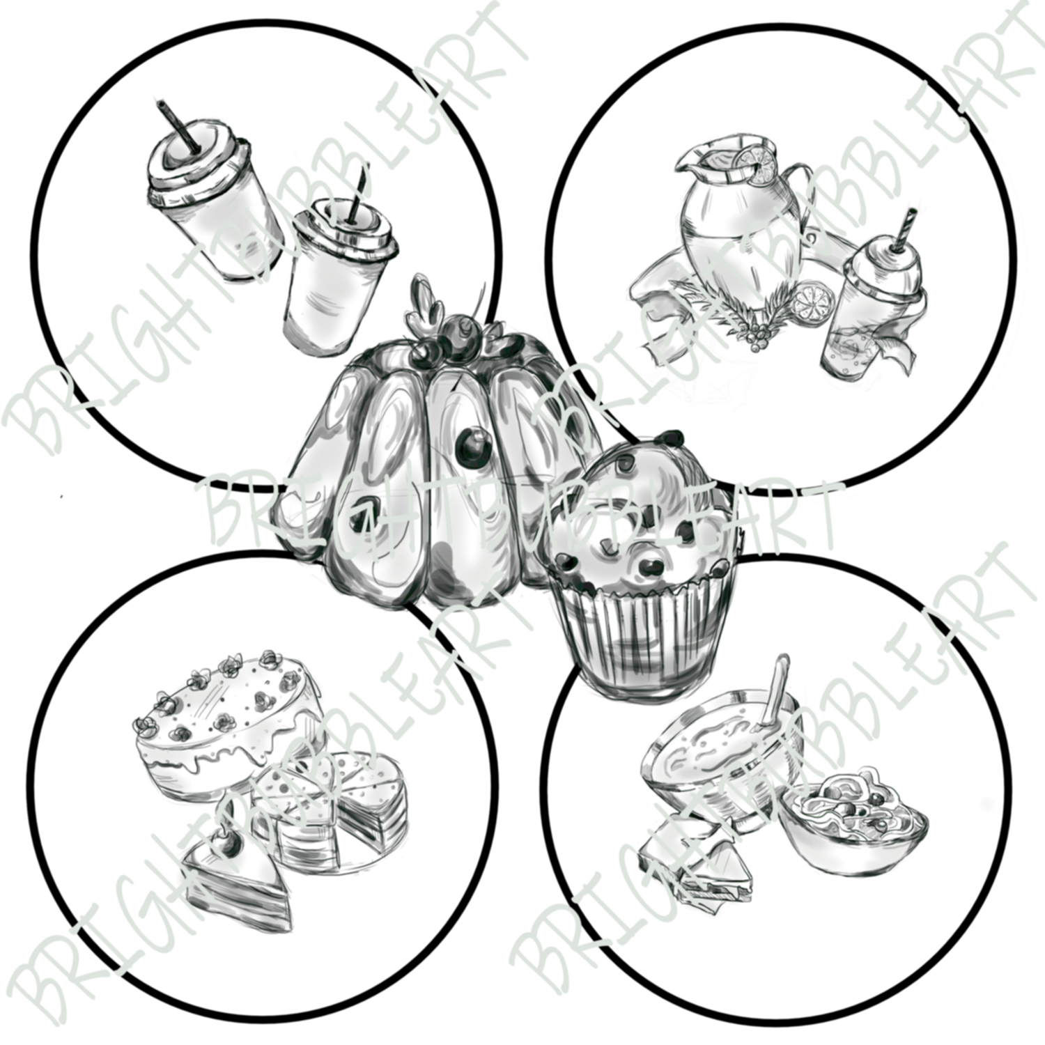 Мен.-иконки для Instagram кофейни "Starbook's"