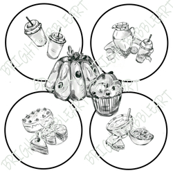 Мен.-иконки для Instagram кофейни "Starbook's"