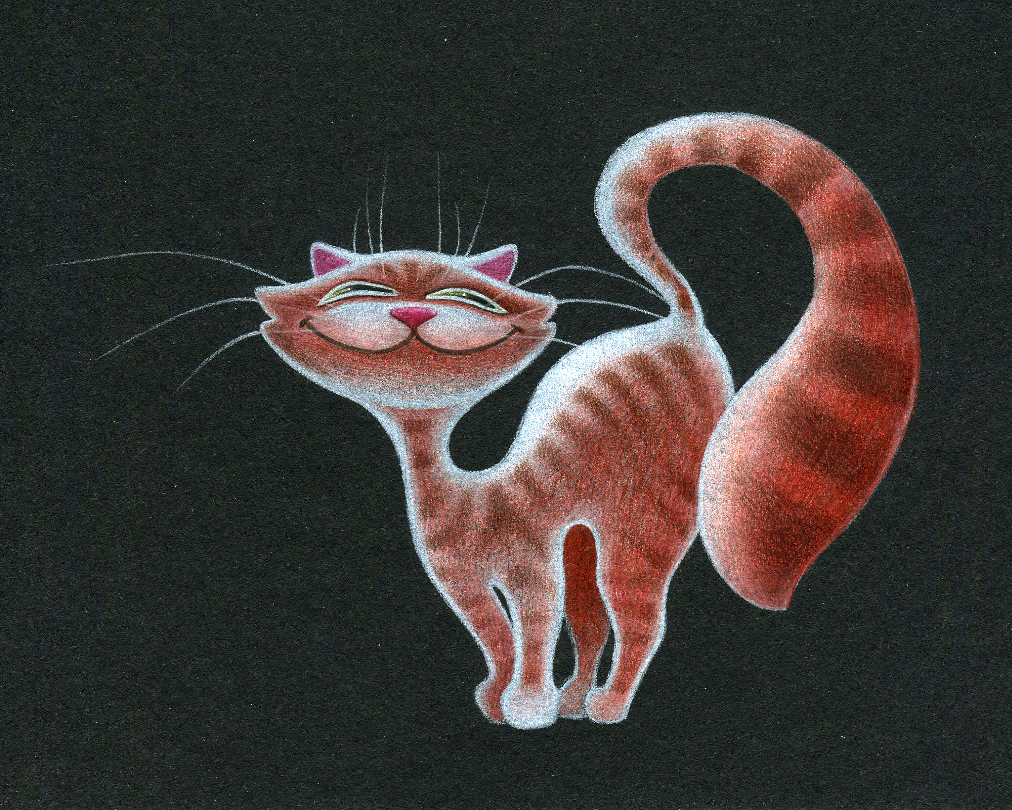 Рисунки хитрый кот (43 фото) »