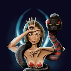 Анаконда 🐍👩👁