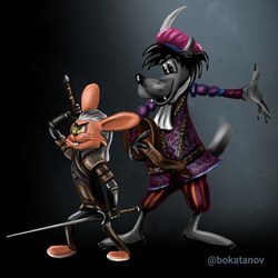 Заяц и Волк играют в Ведьмака 😀