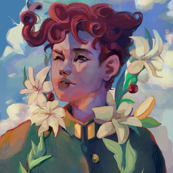 Утопающий в цветах 