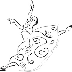Стилизованная балерина