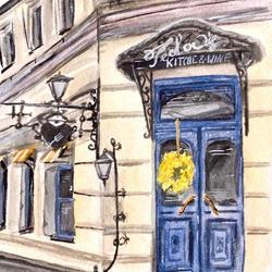 Голубая дверь