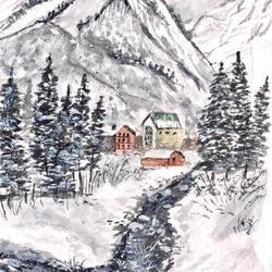 Зима в горах